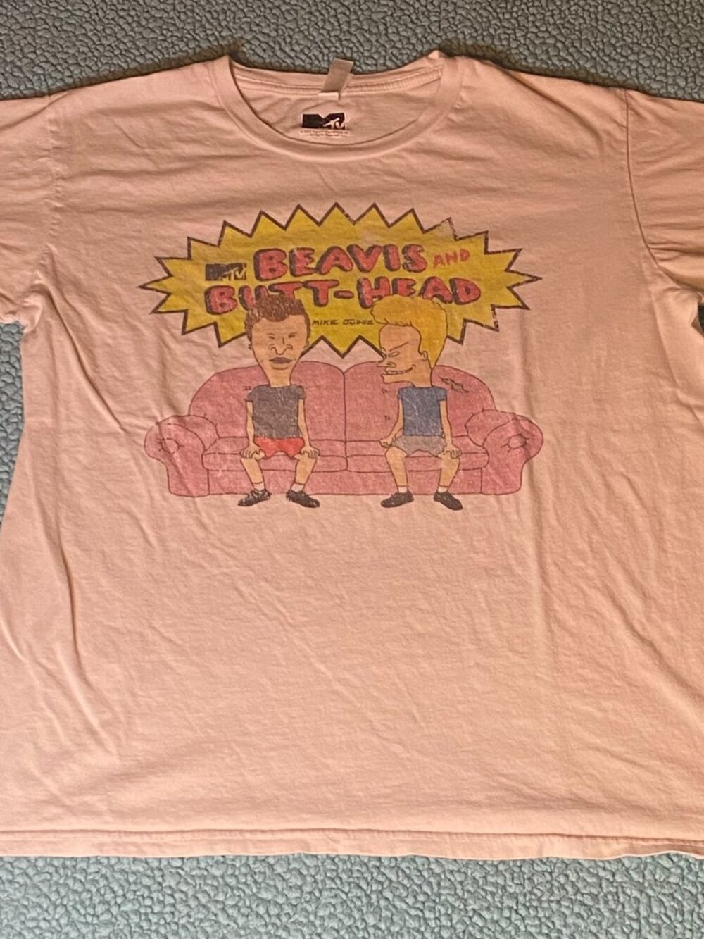 Beavis and Butthead Medium T shirt White Unisex Mike Judge MTV
